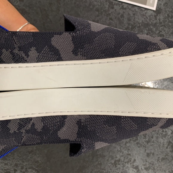 Rothy’s Slip-On Sneaker in Grey Camo, Size 7.5 - Picture 7 of 8